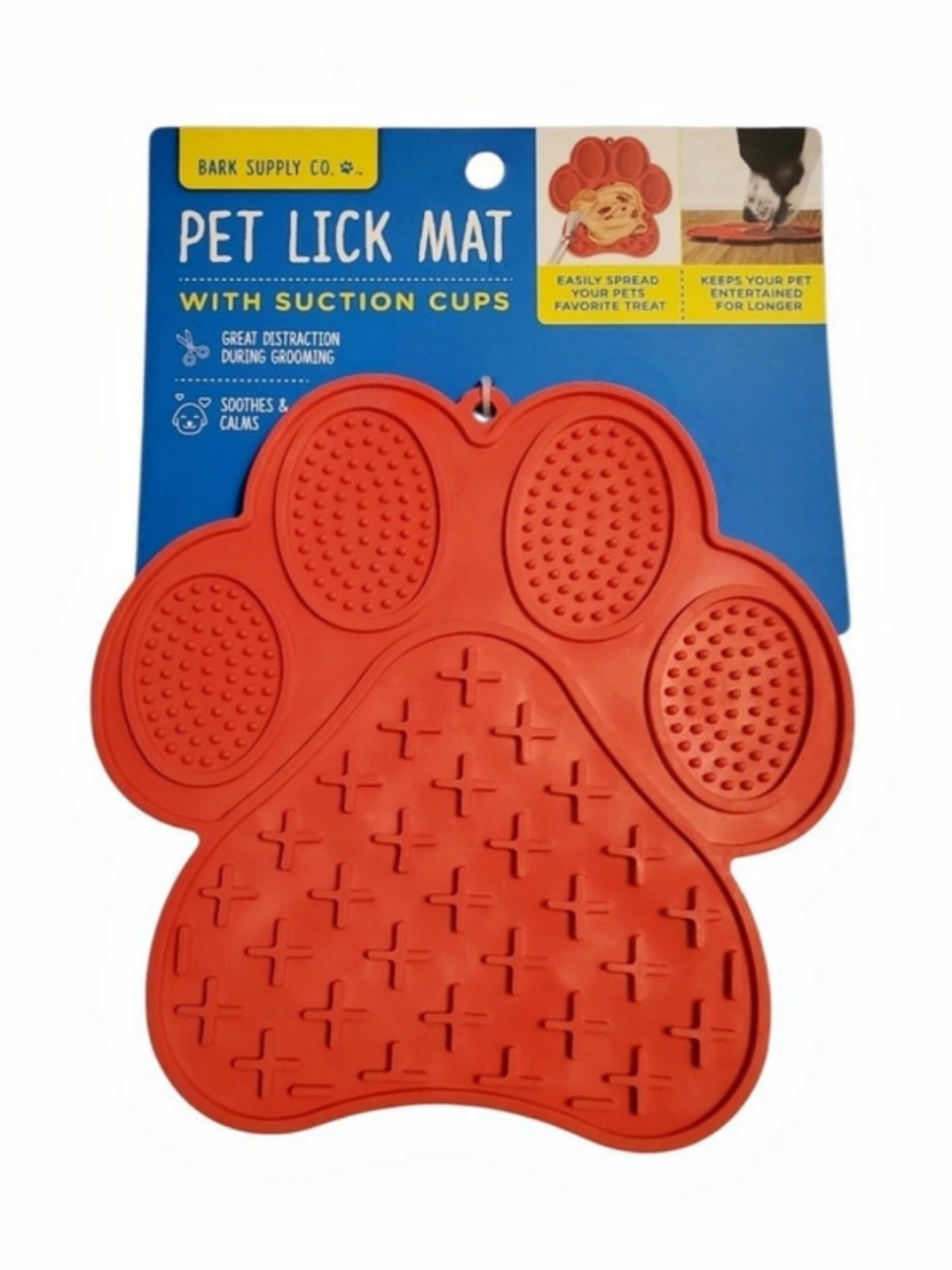 Bark Supply Co. Pet Lick Mat with Suction Cups Dogs/Cats